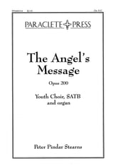 Angels Message SATB choral sheet music cover